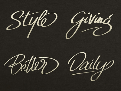 Daily Lettering #1 calligraphy design hand lettering lettering script type typography
