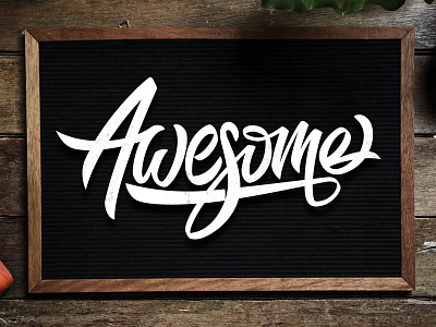 Awesome branding brush calligraphy calligraphy design font graffiti hand lettering handwriting handwritten illustration lettering logo logotype quotes script type typeface typography