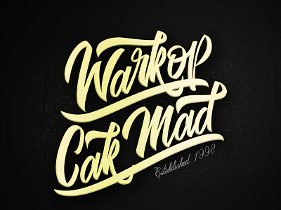 Warkop Cak Mad branding calligraphy font graffiti hand lettering handwriting handwritten lettering logotype script type typeface typography