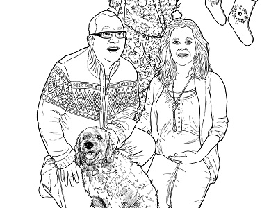 Christmas Colouring Page