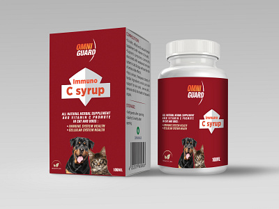 Immuono C Syrup Design branding packaging design print product