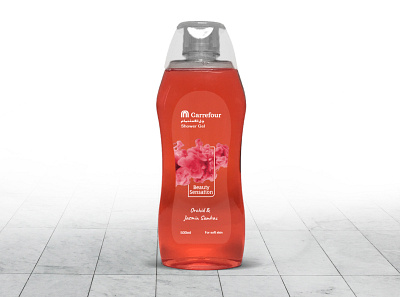 Carrefour Shower Gel Packaging brand identity branding packaging design print product products