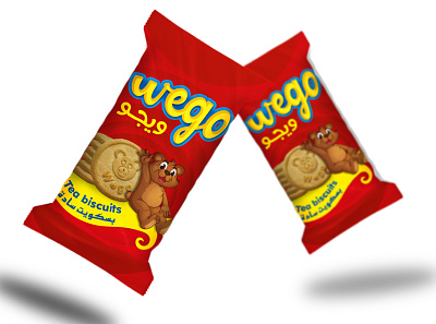 Wego biscuit branding illustration logo packaging design print product products
