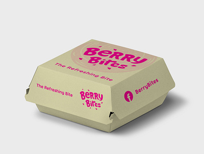 Berry Bites brand identity logo minimal packaging packaging design printing product products typography vector