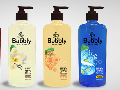 illy Bubbly Hand Wash brand identity branding illustration logo packaging packaging design print printing product products