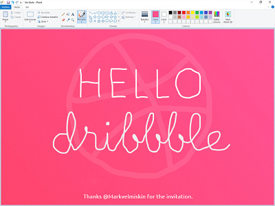 Hello dribbble