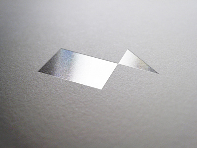 Foiled Logo fish foil hot foil icon logo design paper texture