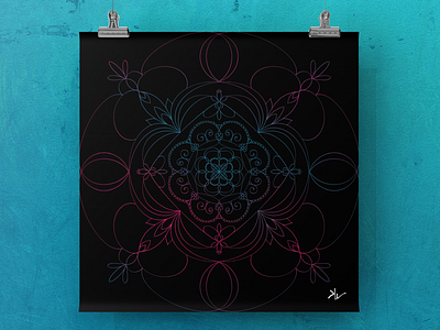 Mandala Magic design doodle drawing elegance fancy illustration mandala pattern procreate
