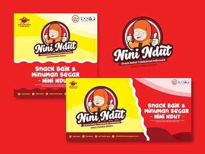 Ninindut Banner banner banner ads food gram logo snack