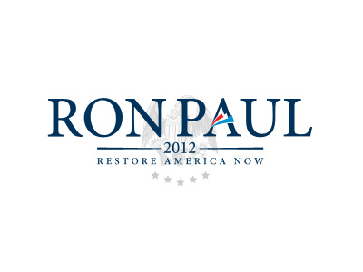 Ron Paul 2012 2012 blue clean logo president red ron paul white