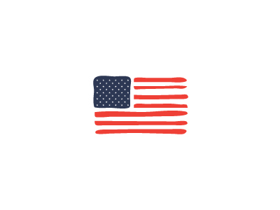 Flag Illustration blue flag internet freedom red white