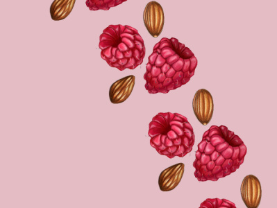 Raspberry Almond Pattern