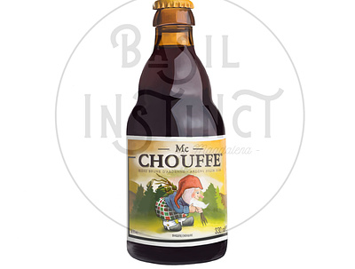 Chouffe Beer beer beer illustration belgian beer birra cerveza chouffe beer craft beers digital painting food drinks food illustration