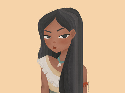 pocahontas character character design children book illustration childrenillustration digitalpainting girl character illustration illustration art kidlit