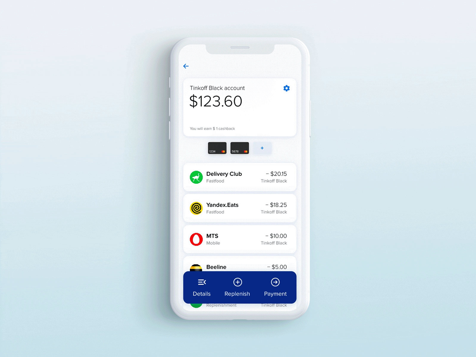 Setting Screen - DailyUI #007 007 bank app daily ui dailyui design figma interface invisionstudio micro interaction mobile settings ui