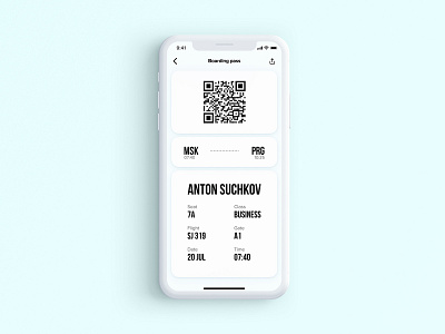 Boarding Pass — DailyUI #024