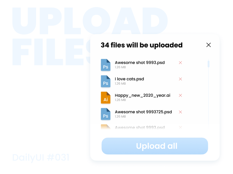 File Upload — DailyUI #031