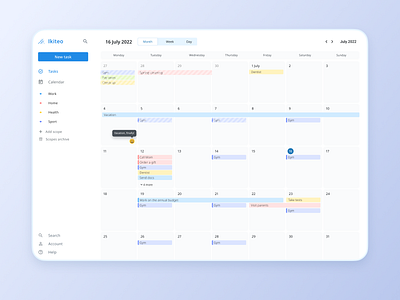 Ikiteo calendar