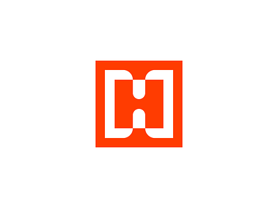 Square H branding construction corporate graphic design identity intricate letter logo logotype mark symbol