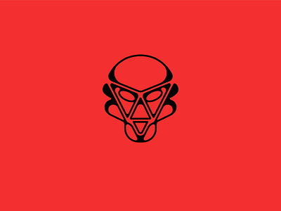 Alien alien corporate design face graphic design illustration linework logo logotype mark symbol