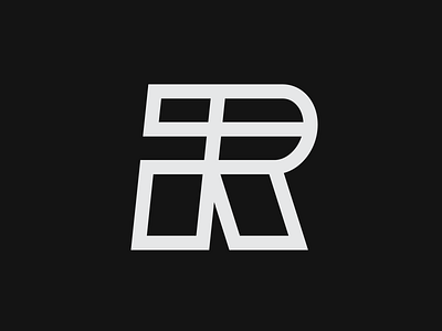 i & R graphic design letter logo logotype mark symbol