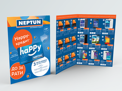 Leaflet Design for Store Neptun
