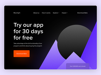 Landing Page for Moonlight