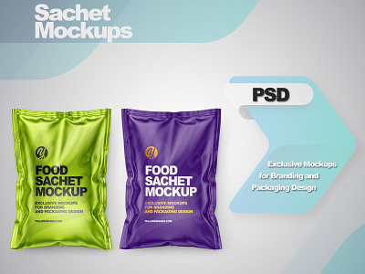 Sachets Mockups by Andrey Gapon on Dribbble