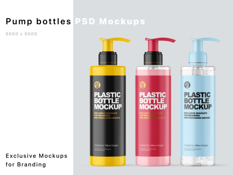 Download Yellowimages Mockups Plastic Bottle With Dispenser Psd Mockup Object Mockups PSD Mockup Templates