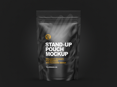 Stand-up Pouch Mockup 3d design logo mock up mockup mockup design mockupdesign pack package visualization