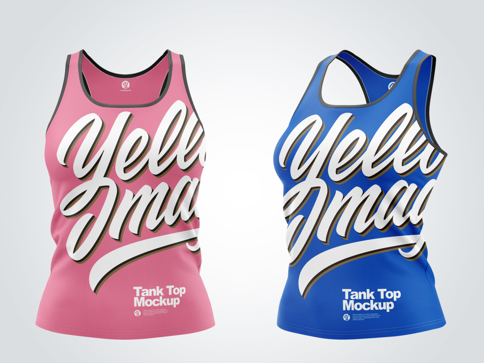 Women's Tank Top Mockups PSD by Andrey Gapon on Dribbble