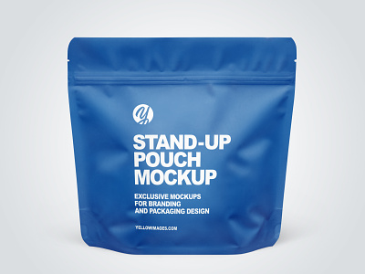 Stand-up Pouch Mockup PSD 3d branding design logo mockup mockup design mockupdesign pack package visualization