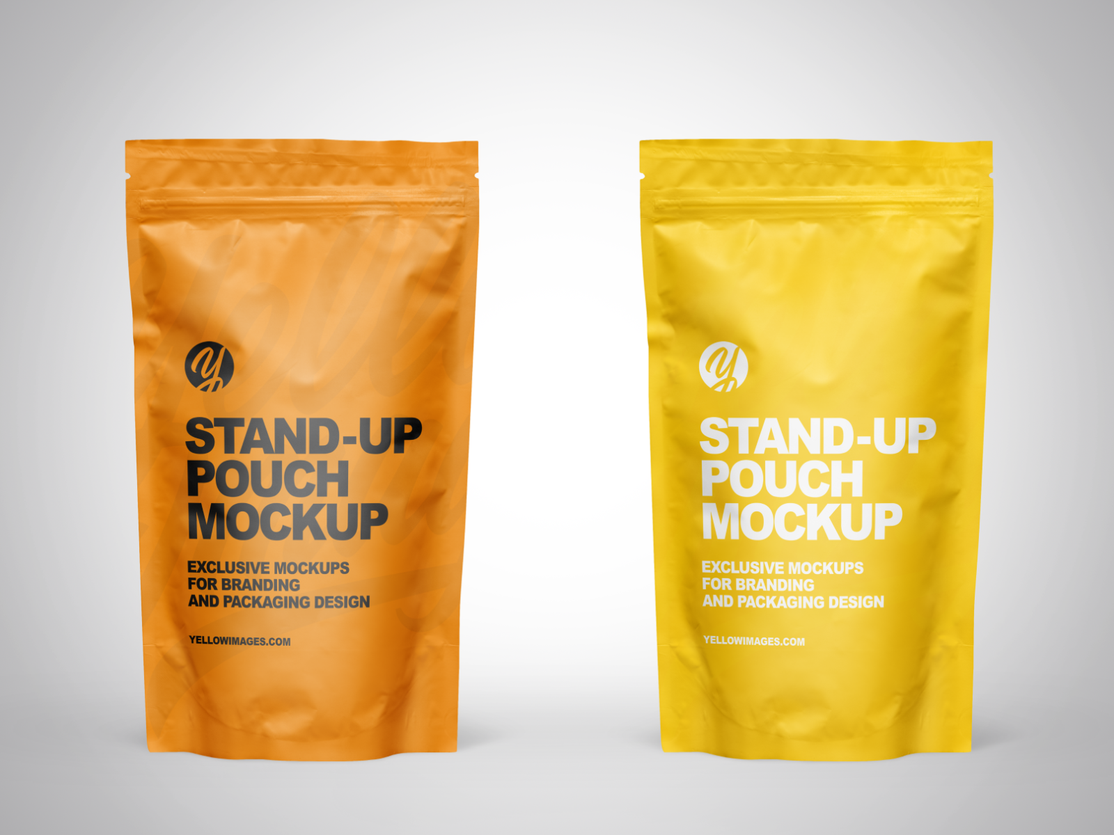 Matte Stand-up Pouch Mockup PSD by AG Mockups on Dribbble