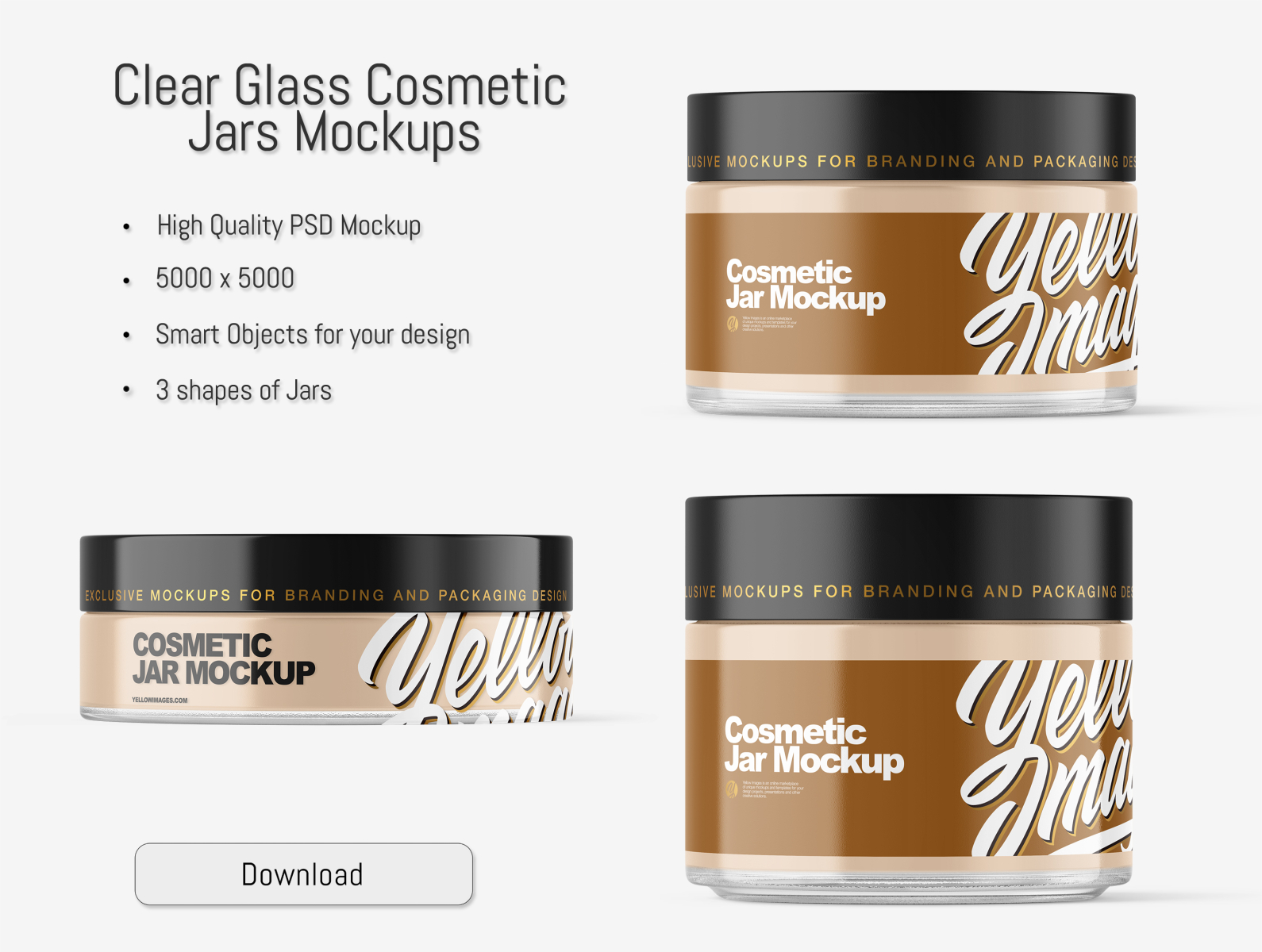 Coffee Glass Jar - Free PSD Mockup on Behance