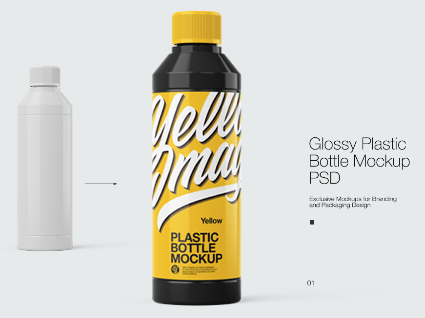 Download Plastic Bottle Mock Up By Andrey Gapon On Dribbble Yellowimages Mockups