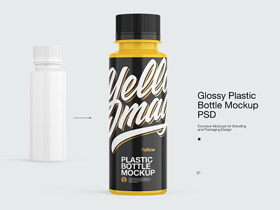 Littel Plastic Bottle Mock-up