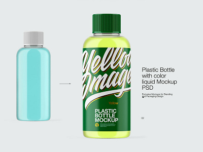 Plastic Bottle Mock-up