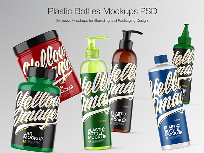 Plastic Bottles Mockups