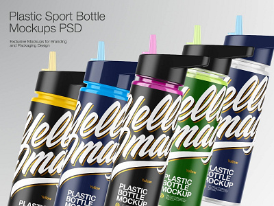 Download Gym Bottle Mockup Designs Themes Templates And Downloadable Graphic Elements On Dribbble