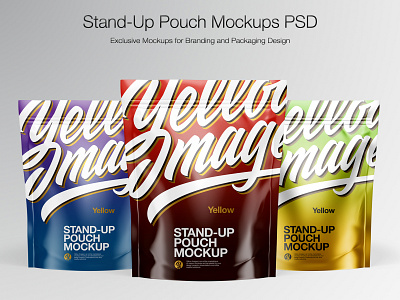 Stand-up pouch Mockup