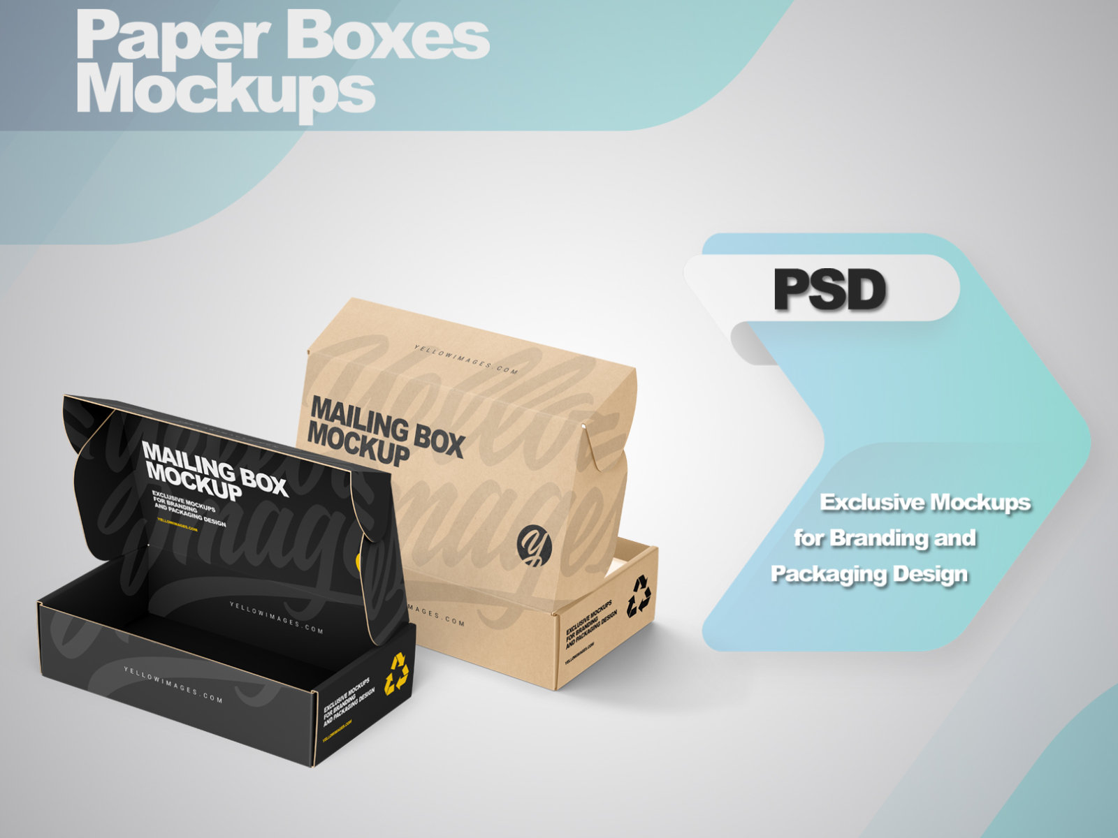 Paper Mailing Boxes Mockups By Andrey Gapon On Dribbble