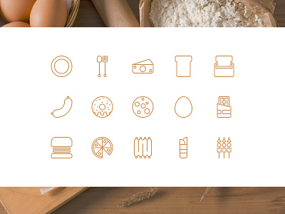 Food and Beverage Icon-Set