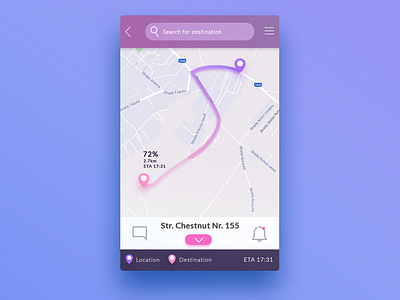 Day 020 - Location tracker app development location tracker ui ui ux