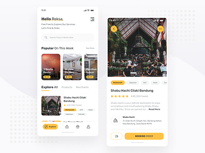 Restaurant & Cafe Booking App