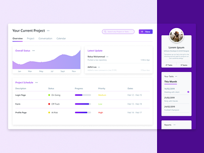 Profile Page Project Apps admin dashboard dashboard ui design design app management profile profile card project ui design ux ui design
