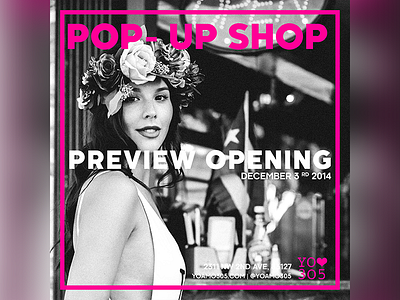 Yoamo305 pop-up shop invite fashion miami popupshop retail yoamo305 yolove305