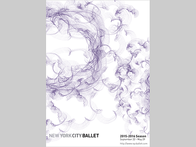 NYC Ballet ballet poster processing