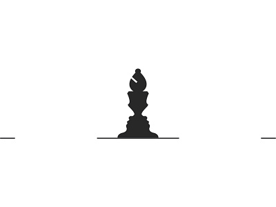 Strategic Consulting brand challenge chess consultancy consulting face logo negative space opposite pawn strategic strategy