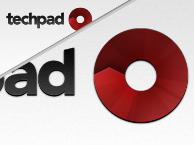 TechPad Logo Rebound #2 black cd compact disc cowork logo maroon pad red tech technology