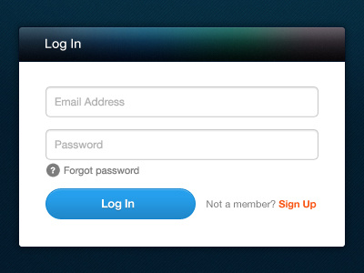 Log In Box